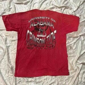 Vintage 90s Alabama Crimson Tide Tshirt size XL UoA Sportswear School Streetwear